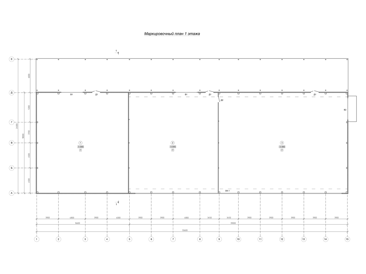 Планировка Каркасный склад из сэндвич-панелей -  фото 6