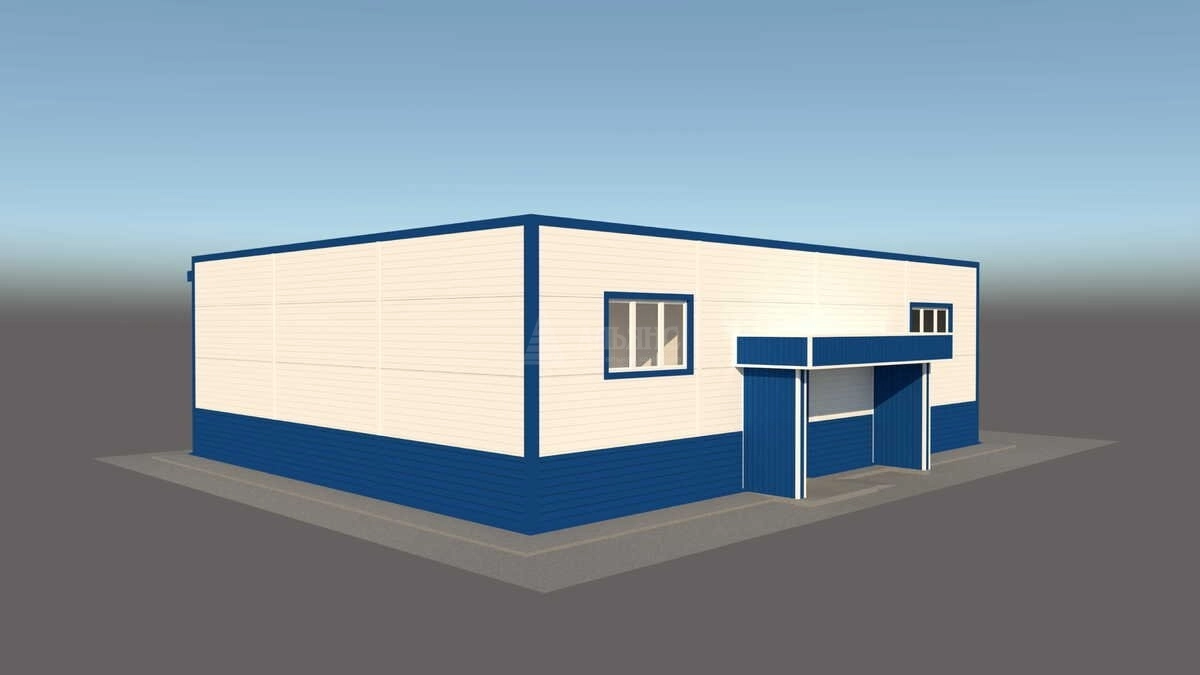 3D визуализация Магазин из сэндвич-панелей - фото 13