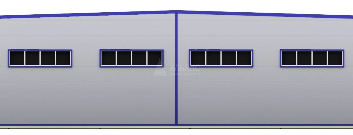 3D визуализация Проект СТО из сэндвич-панелей - фото 9