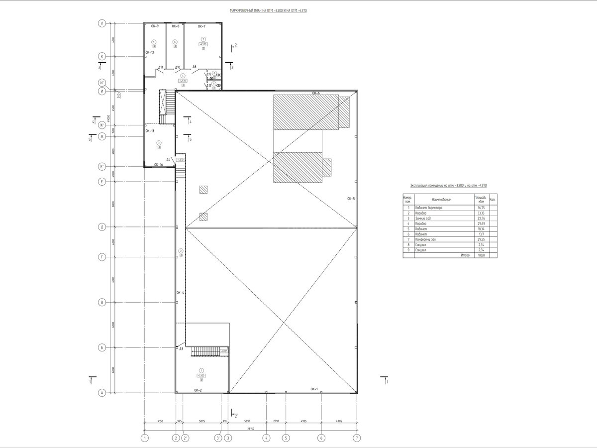 Планировка СТО из сэндвич панелей -  фото 2