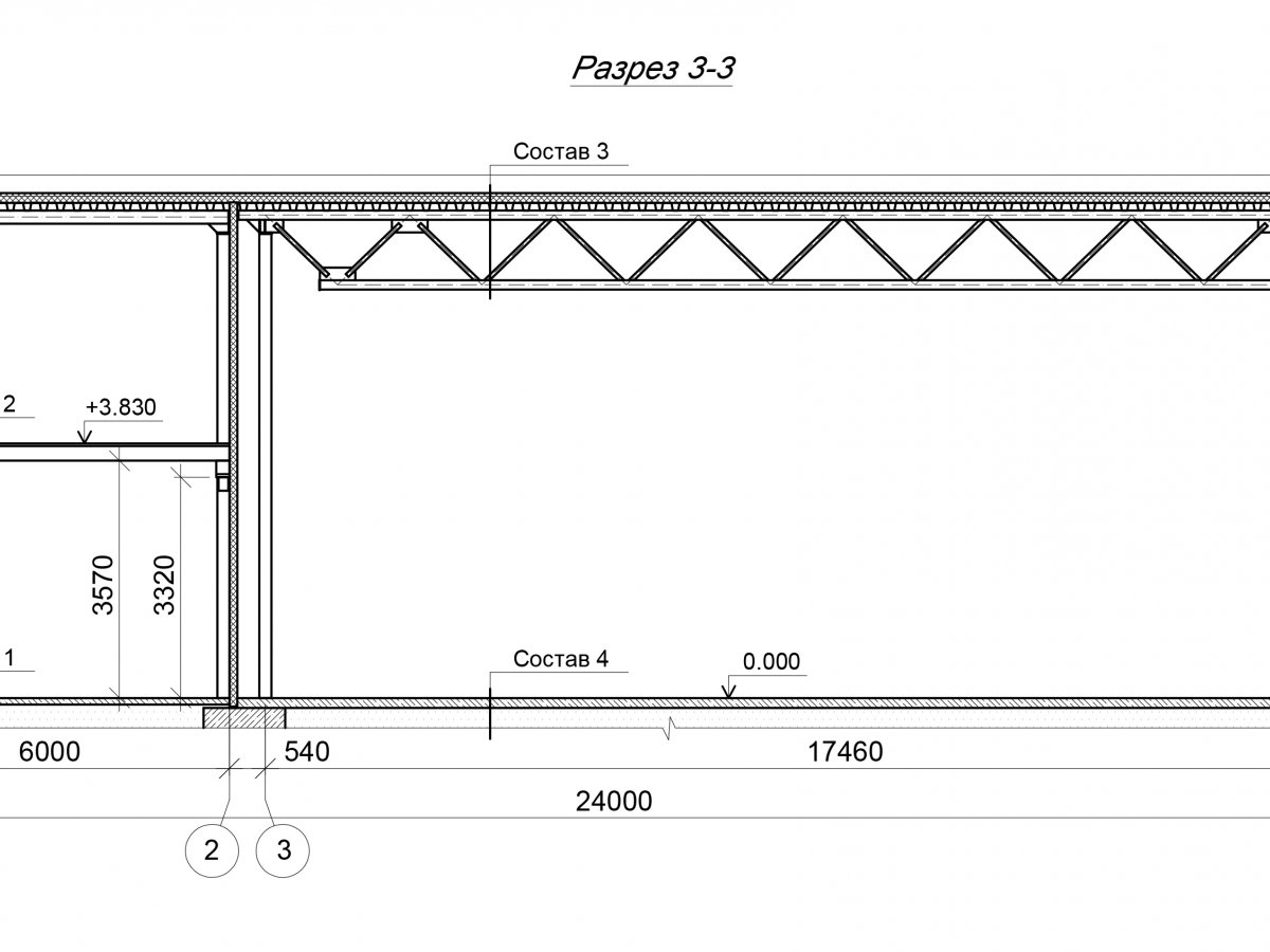 Планировка Склад-ангар из сэндвич-панелей -  фото 2