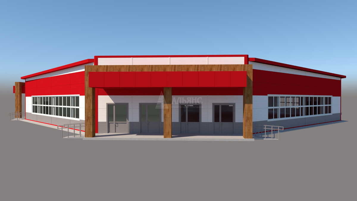 3D визуализация Магазин - фото 1