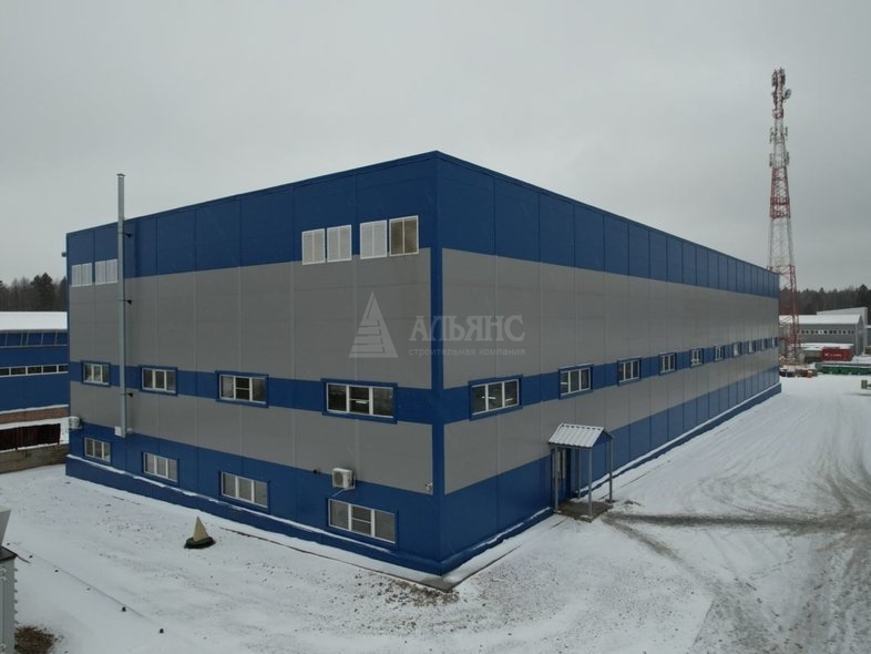Производственный цех из сэндвич панелей - фото 1