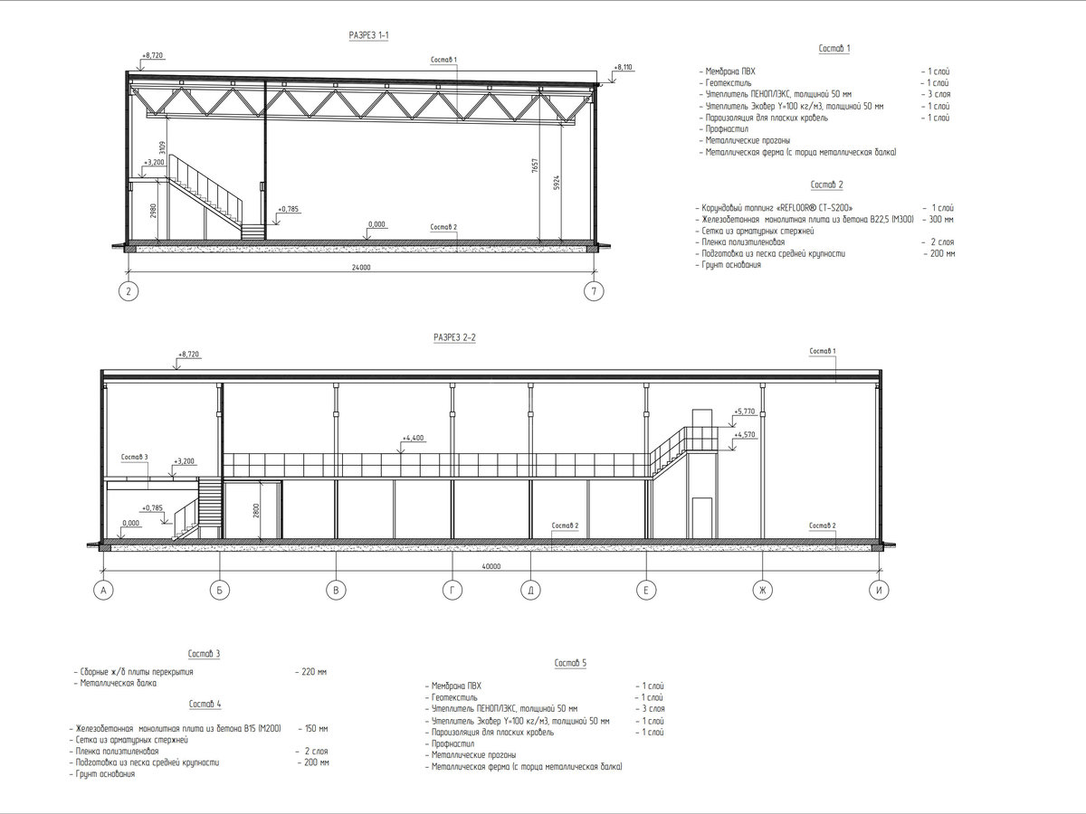 Планировка СТО из сэндвич панелей -  фото 3