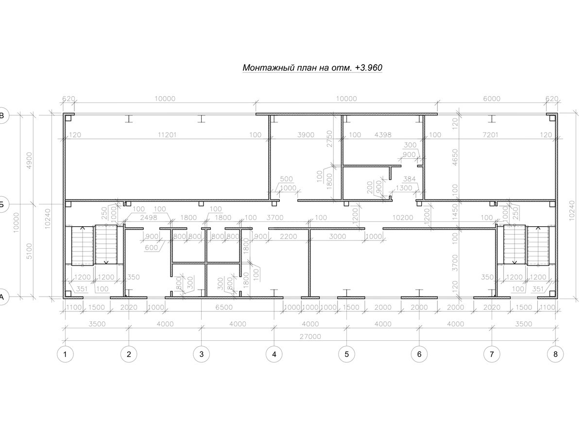 Планировка Проект СТО с АБК из сэндвич-панелей -  фото 5