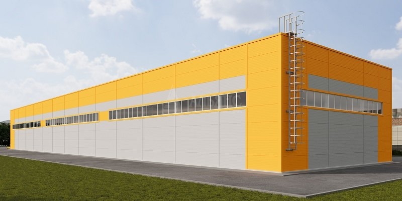 3D визуализация Склад из сэндвич панелей - фото 3