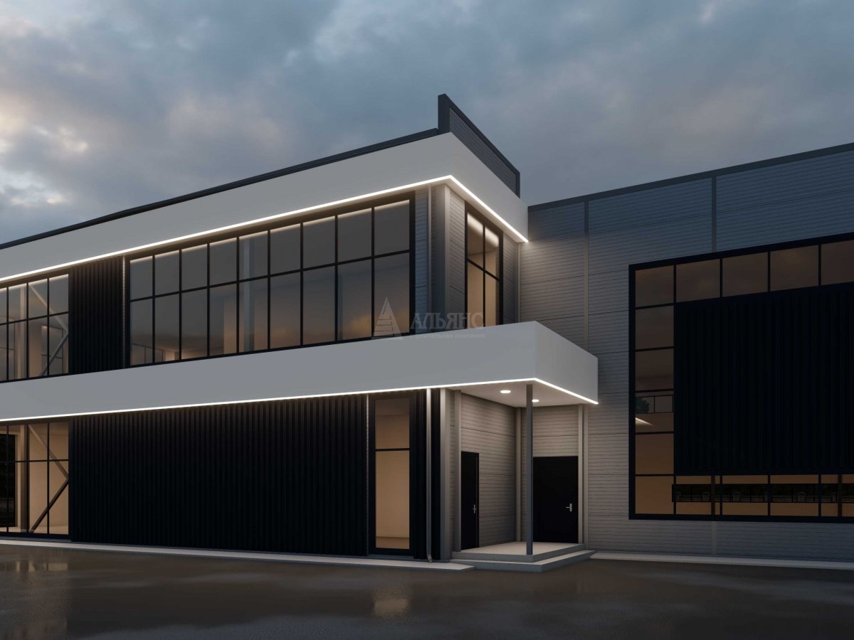 3D визуализация СТО из сэндвич панелей - фото 2