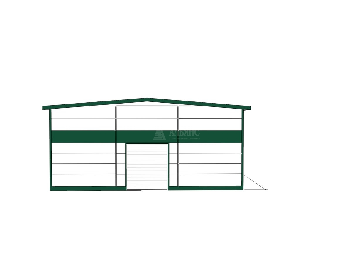 3D визуализация СТО из сэндвич-панелей - фото 12