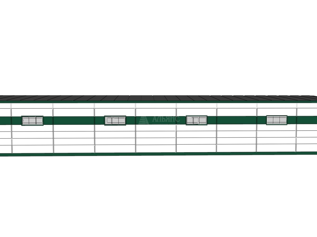 3D визуализация СТО из сэндвич-панелей - фото 13