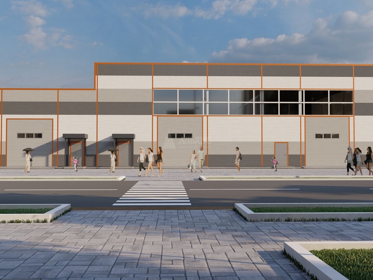 3D визуализация Проект СТО из сэндвич-панелей - фото 5