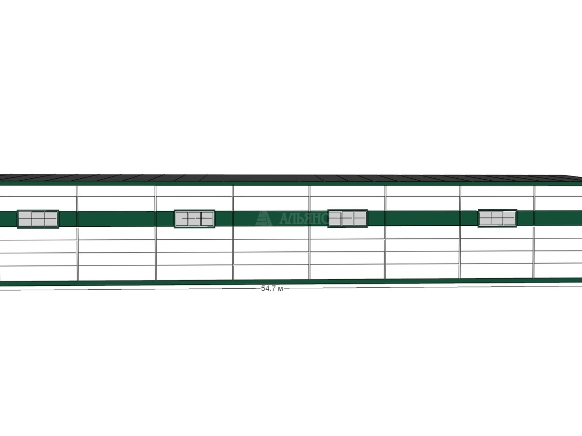 3D визуализация СТО из сэндвич-панелей - фото 15