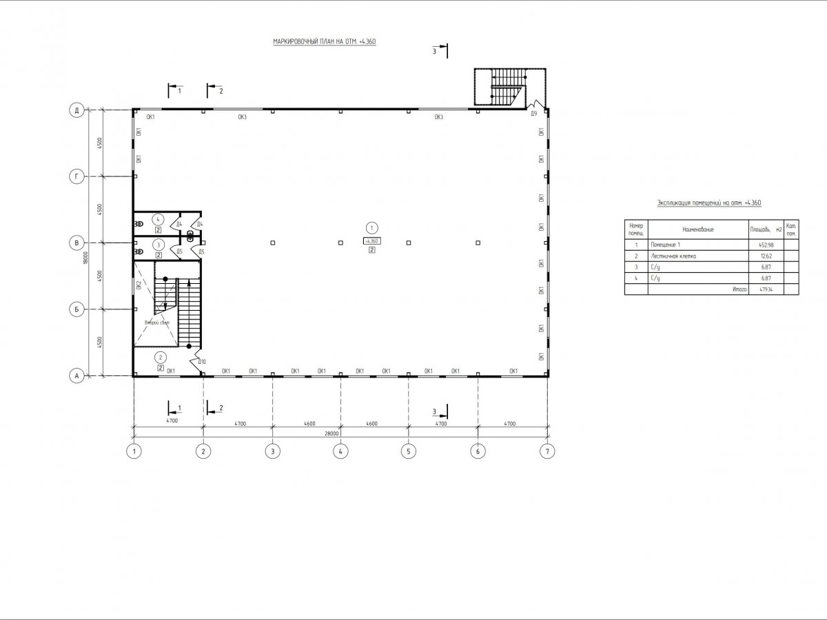 Планировка Магазин из сэндвич панелей -  фото 2